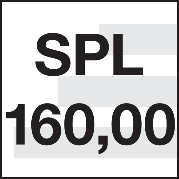 Bewerkingsdiepte: SPL160