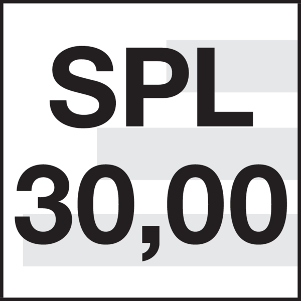 Bewerkingsdiepte: SPL 30