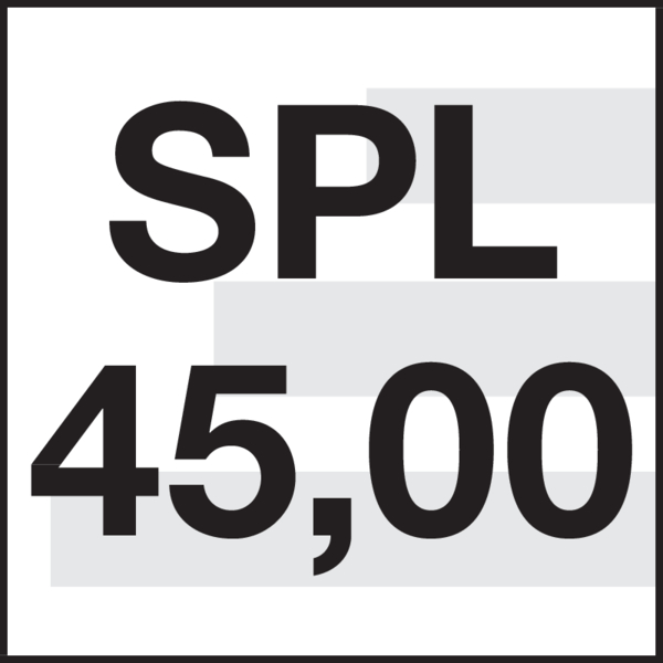 Bewerkingsdiepte: SPL 45