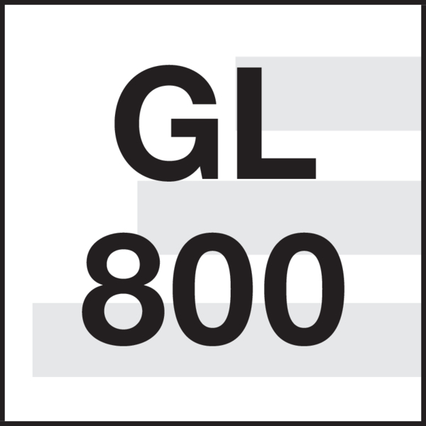 Bewerkingsdiepte: GL 800