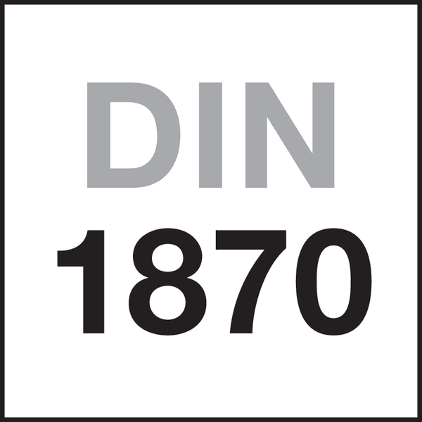 Norm: DIN 1870