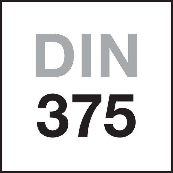 Norm: DIN 375