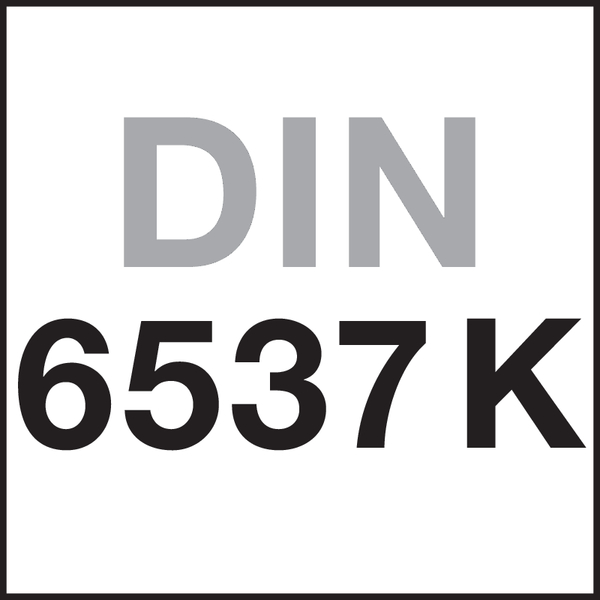 Norm: DIN 6537K