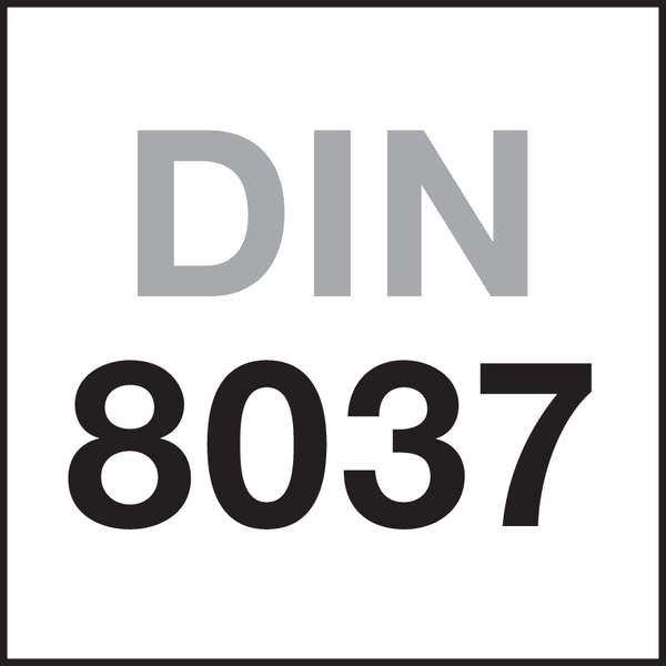 Norm: DIN 8037