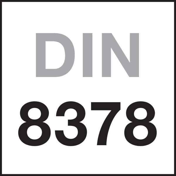 Norm: DIN 8378