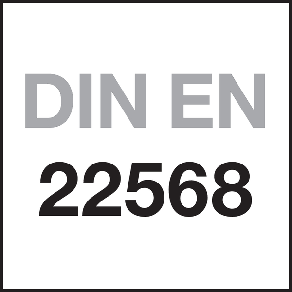 Norm: DIN EN 22568