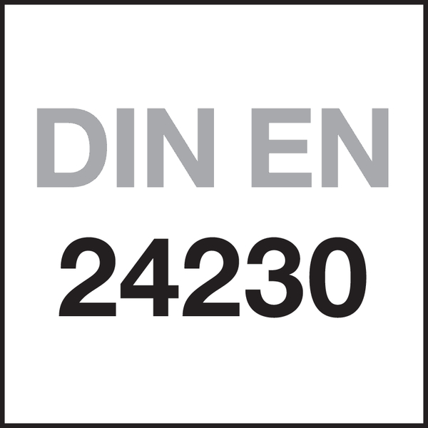 Norm: DIN EN 24230