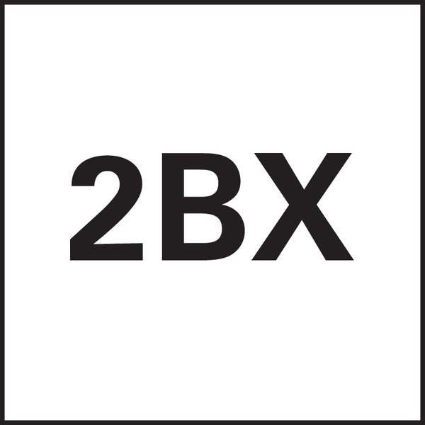 Schroefdraad tolerantieklasse: 2BX