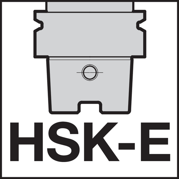 Opnametype, machinezijde: HSK-E