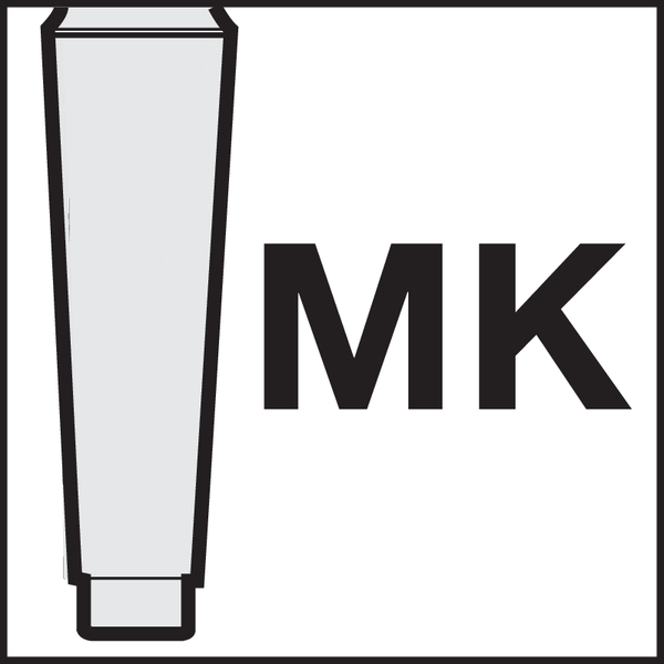 Opnametype, machinezijde: Morseconus