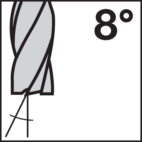 Spiraalhoek (spaanhoek): 8